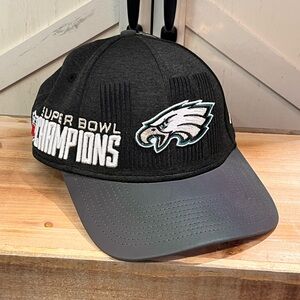 Philadelphia Eagles Super Bowl LII Champions Locker Room Cap Hat New Era 9forty